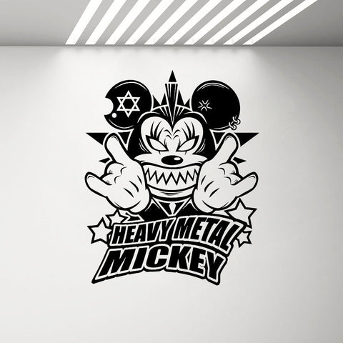 Heavy Metal Mickey Mouse Wall