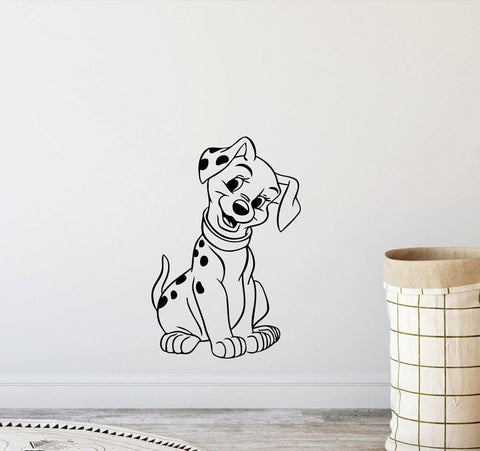Cute Dalmatian Dog Wall Art Decal