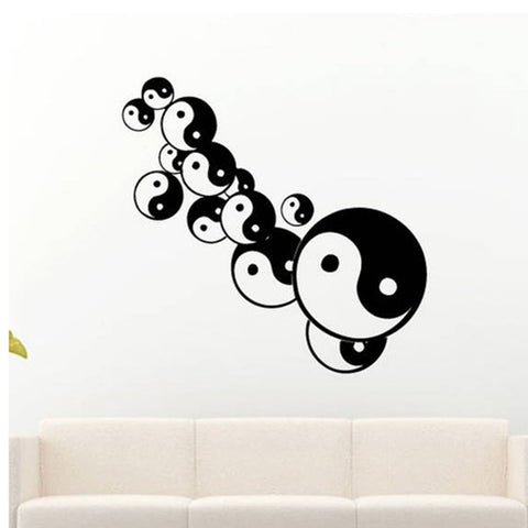 Yin Yang Balance Sign Wall Decal