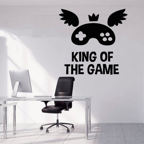 King of Game Quote Wall Decals